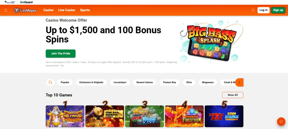 LeoVegas Casino