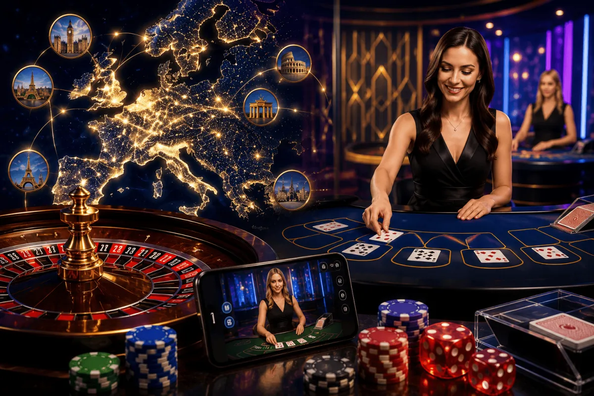 Live Casino Products Gain Ground Across Europe