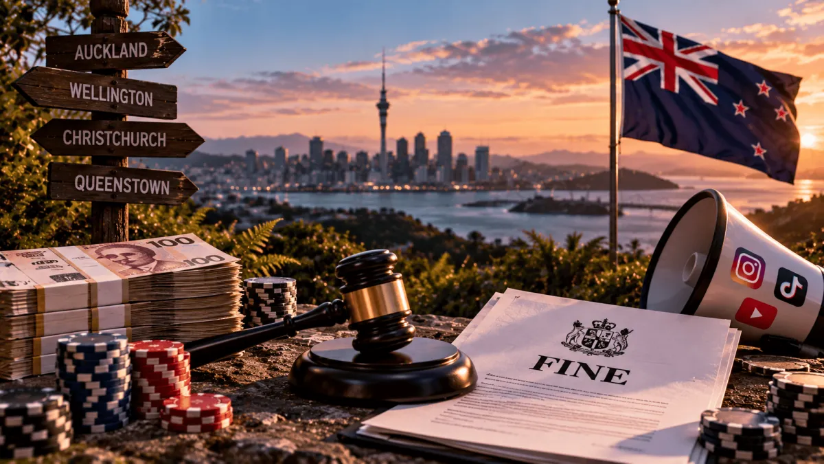 New Zealand Faces Enforcement Gap as Offshore Casinos Pay Influencers More Than Fines