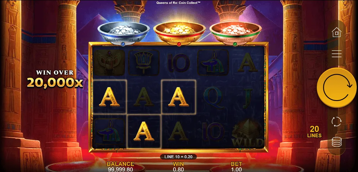 New Multiplier Mechanics Added to Queens of Ra Rising Coin Collect